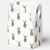 Weihnachtsmann in Grün und Rot Geschenkschachtel (Geöffnet)