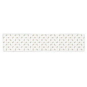 Weihnachtsmann in Grün und Rot Kurzer Tischläufer (Horizontal)