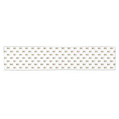 Weihnachtsmann in Grün und Rot Kurzer Tischläufer (Horizontal)