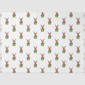 Weihnachtsmann in Grün und Rot Seidenpapier (Vorderseite)