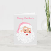 Weihnachtsmann in Pink Hat Weihnachten (Vorderseite)