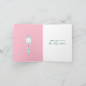 Weihnachtsmann in Pink Hat Weihnachten (Innenseite)