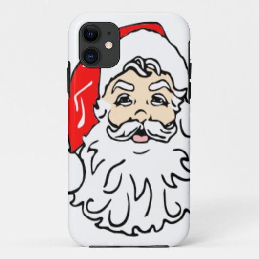 Weihnachtsmann in Red Hat Case-Mate iPhone Hülle (Rückseite)
