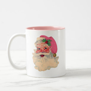 Weihnachtsmann in Rosa Zweifarbige Tasse