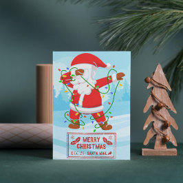 Weihnachtsmann in Schwierigkeiten Weihnachten Post