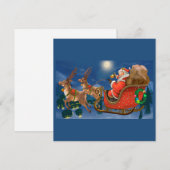 Weihnachtsmann in Sleigh Weihnachten (Vorne/Hinten)