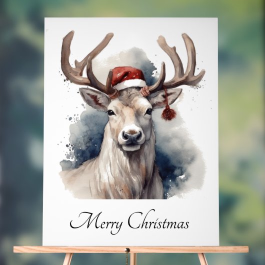 Weihnachtsmann, individuell anpassbar acrylschild (Neutral)