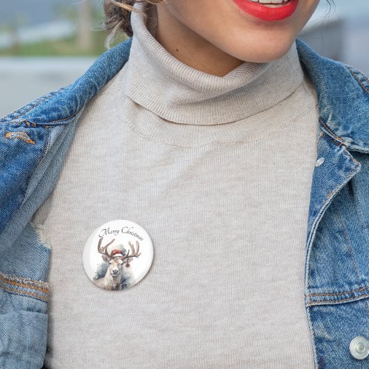 Weihnachtsmann, individuell anpassbar button