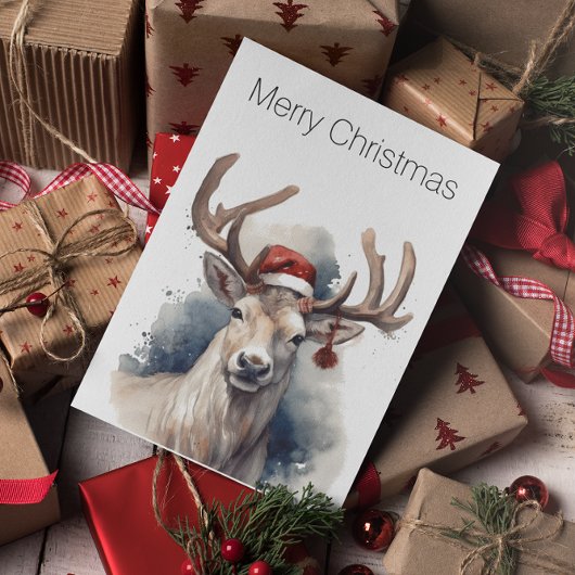 Weihnachtsmann, individuell anpassbar feiertagskarte