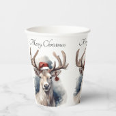 Weihnachtsmann, individuell anpassbar pappbecher (Vorderseite)