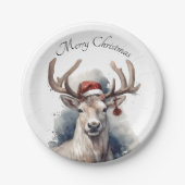 Weihnachtsmann, individuell anpassbar pappteller (Vorderseite)