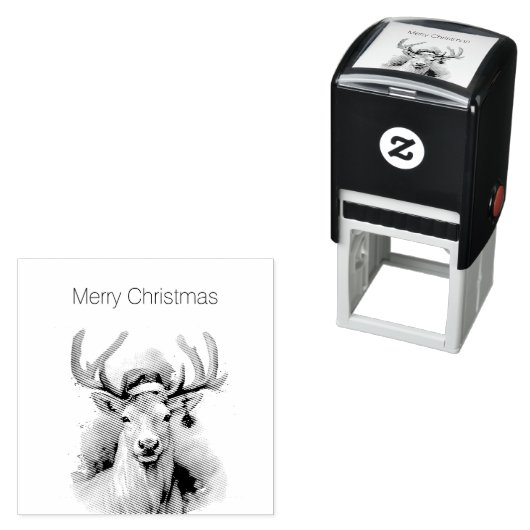 Weihnachtsmann, individuell anpassbar permastempel (Beispiel)