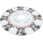 Weihnachtsmann, individuell anpassbar polyester weihnachtsbaumdecke (Schrägansicht)