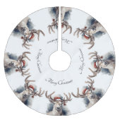 Weihnachtsmann, individuell anpassbar polyester weihnachtsbaumdecke (Vorderseite)