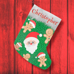 Weihnachtsmann individuelle Name niedlich Kleiner Weihnachtsstrumpf