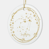 Weihnachtsmann Individuelle Name Sagittarius Zodia Keramik Ornament (Links)