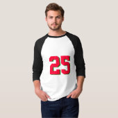 Weihnachtsmann Jersey T-Shirt (Vorne ganz)