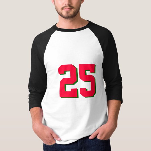 Weihnachtsmann Jersey T-Shirt (Vorderseite)