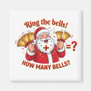 Weihnachtsmann Jingle Bells Addition Math Spiel Ma Magnet