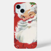 Weihnachtsmann, Jolly und Winking Case-Mate iPhone Hülle (Rückseite)