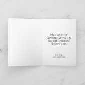 Weihnachtsmann, Jolly und Winking Feiertagskarte (Innenseite)