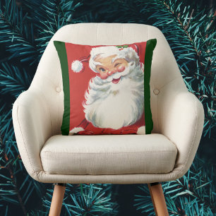 Weihnachtsmann, Jolly und Winking Kissen