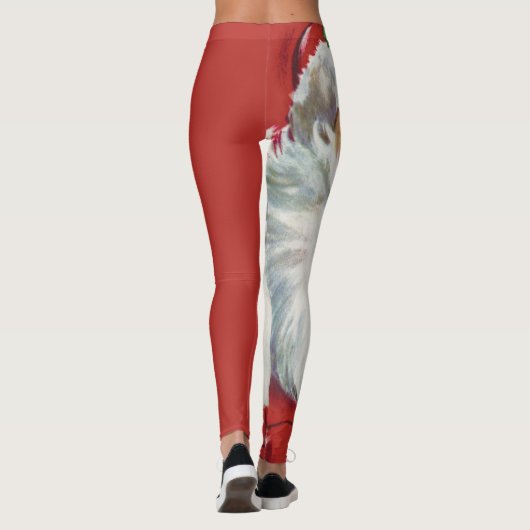 Weihnachtsmann, Jolly und Winking Leggings (Rückseite)