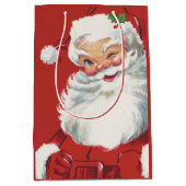 Weihnachtsmann, Jolly und Winking Mittlere Geschenktüte (Vorderseite)
