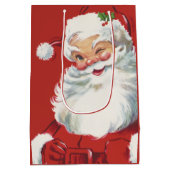 Weihnachtsmann, Jolly und Winking Mittlere Geschenktüte (Rückseite)