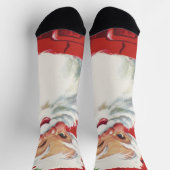 Weihnachtsmann, Jolly und Winking Socken (Oben)