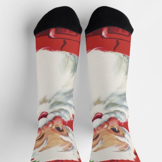 Weihnachtsmann, Jolly und Winking Socken (Oben)
