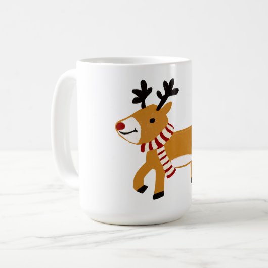 Weihnachtsmann Kaffeetasse (Vorderseite Links)