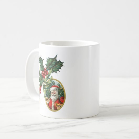Weihnachtsmann Kaffeetasse (Vorderseite Links)