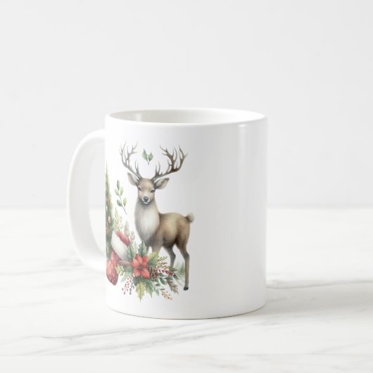 Weihnachtsmann Kaffeetasse (Vorderseite Links)