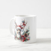 Weihnachtsmann Kaffeetasse (Vorderseite Links)