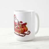Weihnachtsmann Kaffeetasse (VorderseiteRechts)