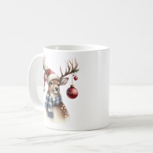 Weihnachtsmann Kaffeetasse (Vorderseite Links)