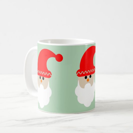 Weihnachtsmann Kaffeetasse (Vorderseite Links)