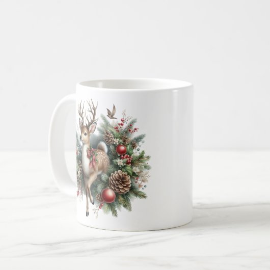 Weihnachtsmann Kaffeetasse (Vorderseite Links)
