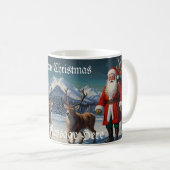 Weihnachtsmann Kaffeetasse (VorderseiteRechts)