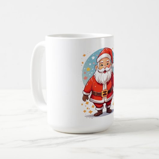 Weihnachtsmann Kaffeetasse (Vorderseite Links)