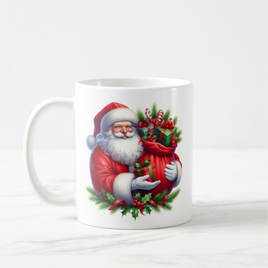 Weihnachtsmann-Kaffeetasse Kaffeetasse (Links)