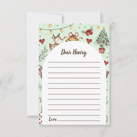 Weihnachtsmann-Kapsel - Karte (Vorderseite)