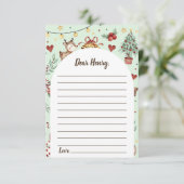 Weihnachtsmann-Kapsel - Karte (Stehend Vorderseite)