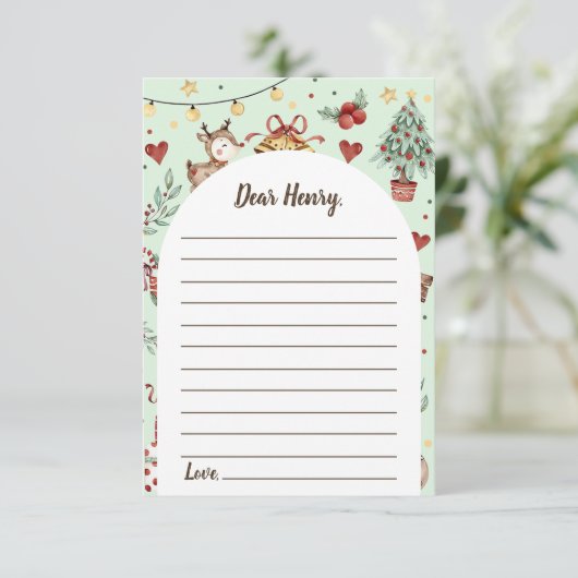 Weihnachtsmann-Kapsel - Karte (Stehend Vorderseite)