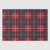 Weihnachtsmann Kariert Seidenpapier (Vorderseite)