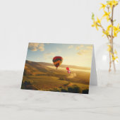 Weihnachtsmann karte (Gelbe Blume)