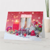 Weihnachtsmann Karte (Vorderseite)