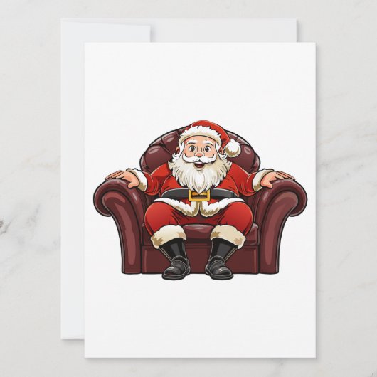 Weihnachtsmann Karte (Vorderseite)