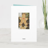 Weihnachtsmann Karte (Rückseite)